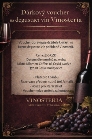 Voucher na degustaci Vinosteria